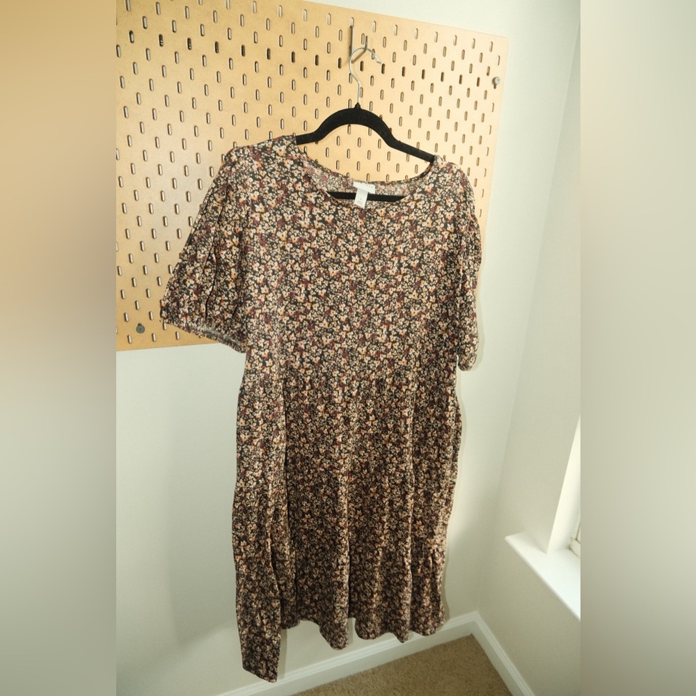 Ava & Viv plus size short sleeve floral print dress ￼
